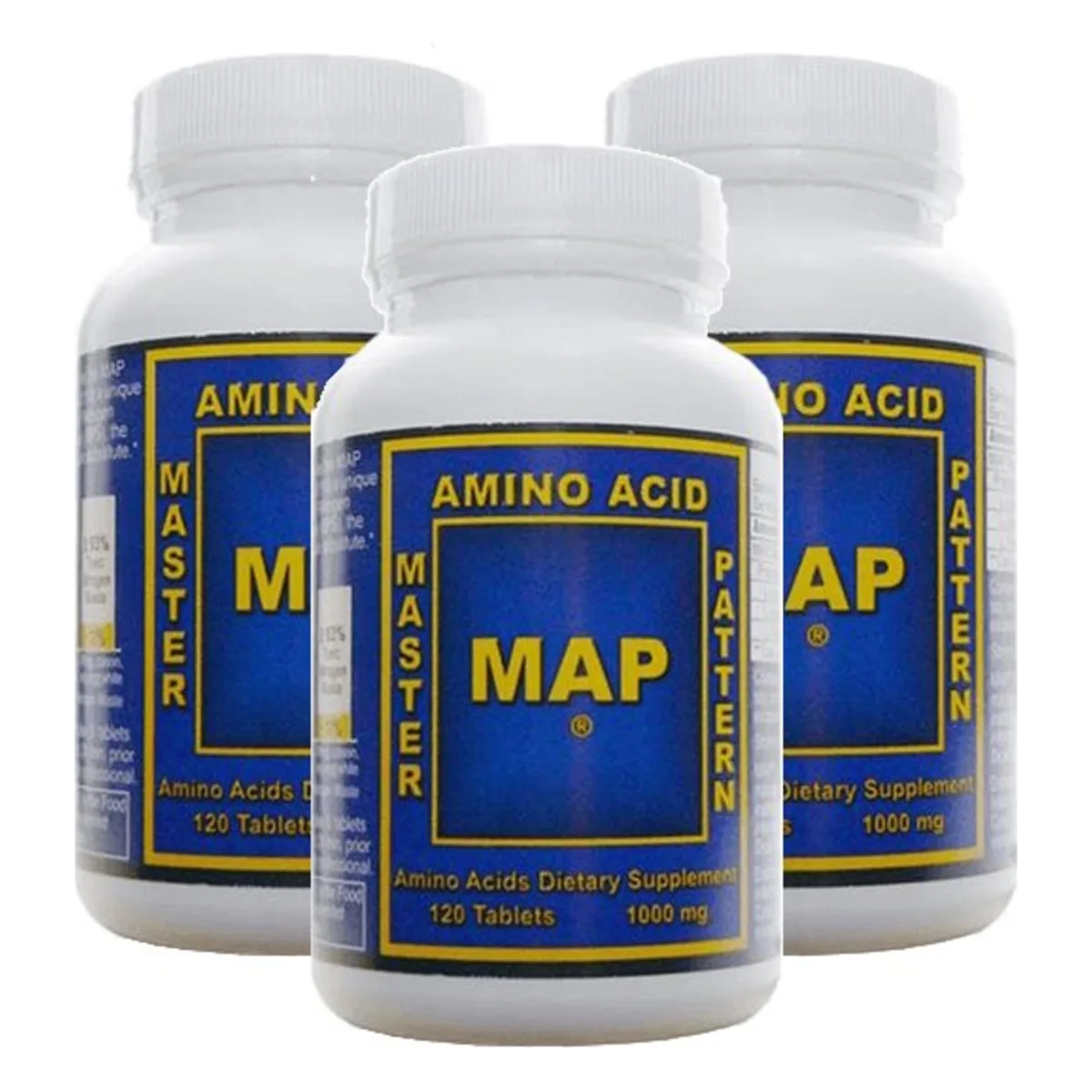 Tri pakiranja MAP aminokiselina po 120 tableta